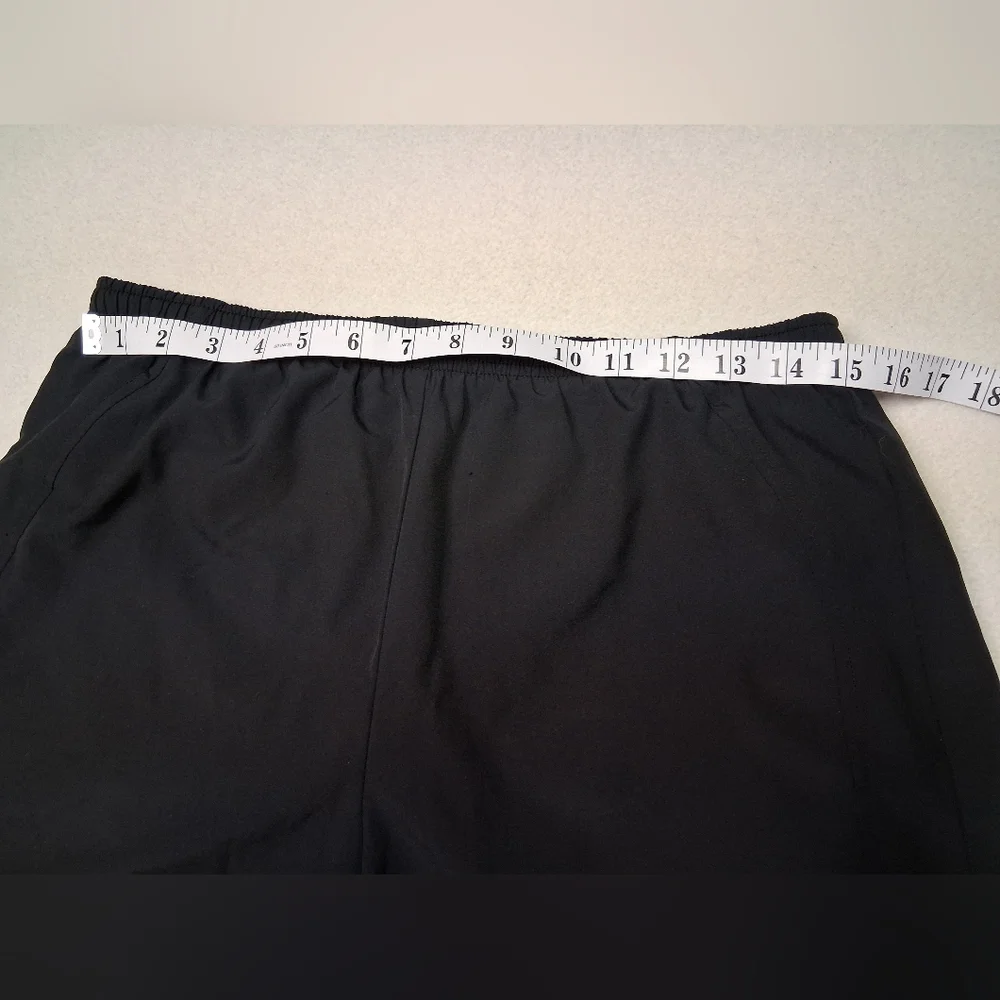 4/20$ ➡️ Nike Black Athletic Shorts with White Swoosh - Picture 4 of 11